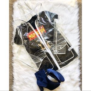 PVC Transparent Rain Jacket